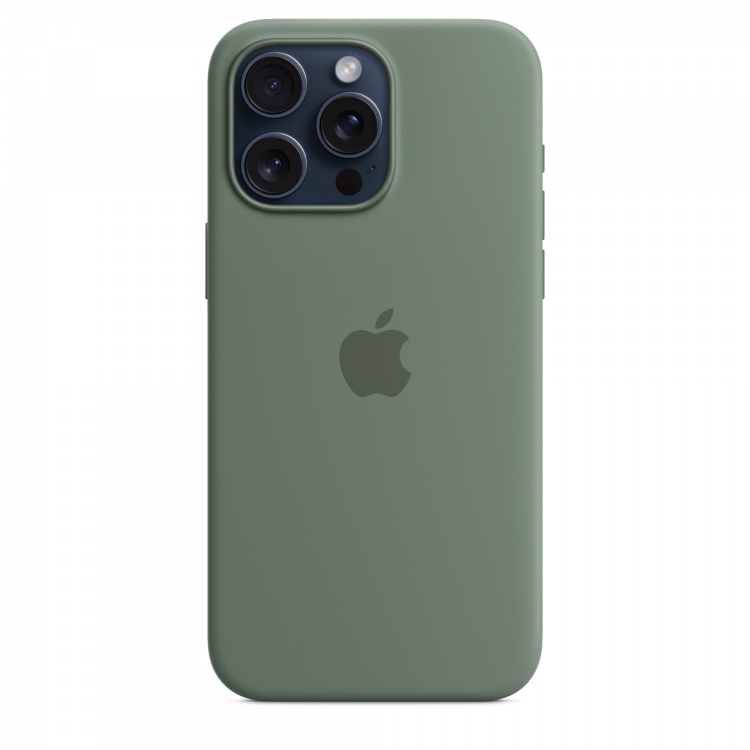 Чохол Apple Silicone Case для iPhone 15 Pro Max with MagSafe (Cypress)