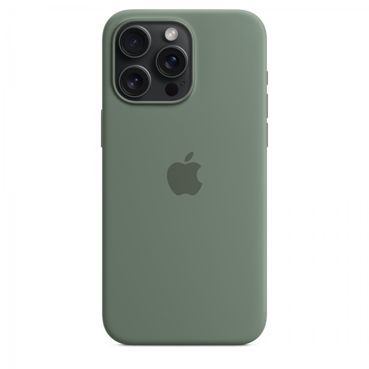 Чохол Apple Silicone Case для iPhone 15 Pro Max with MagSafe (Cypress)
