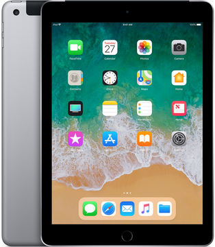 MqF7kkJGXUBN.png Apple iPad 2018 Wi-Fi + Cellular 32GB Space Gray (MR6Y2)
