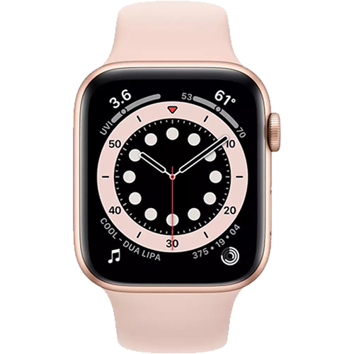 ᐈ Apple Watch Series 6 GPS + Cellular 44mm Gold Aluminum Case with Pink  Sand Sport Band (M07G3) - Купити в Apple Room - ціна, відгуки