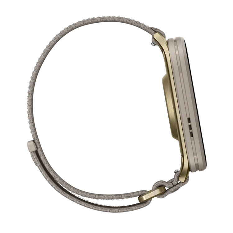 Garmin Venu X1 Soft Gold with Titanium Caseback and French Gray Nylon Band (010-02980-08/09)