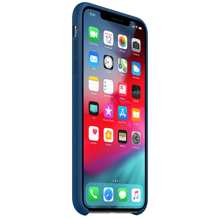 Чехол Smart Silicone Case для iPhone Xs Max Original (FoxConn) (Blue Horizon)
