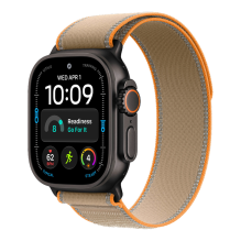 Apple Watch Ultra 4 GPS + LTE, 49mm Black Titanium Case with Sand Trail Loop - M/L
