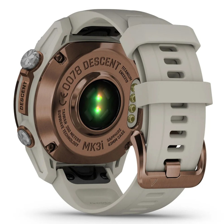 Garmin Descent Mk3i 43mm Bronze PVD Titanium with French Gray Silicone Band (010-02753-13/14)