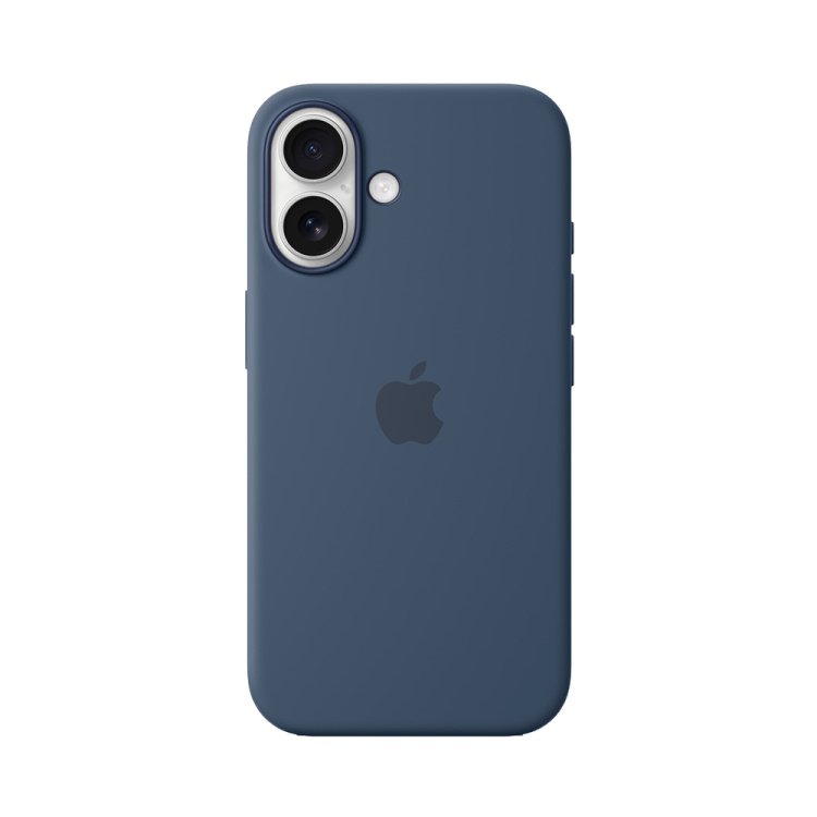 Чохол Apple Silicone Case with Magsafe для iPhone 16 Denim (MYY23)