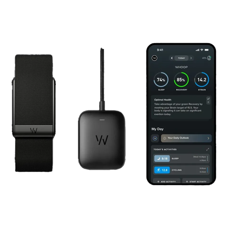 Фbтнес-браслет WHOOP 5.0 One Jet Black - 12-Month Membership (973-003-000)