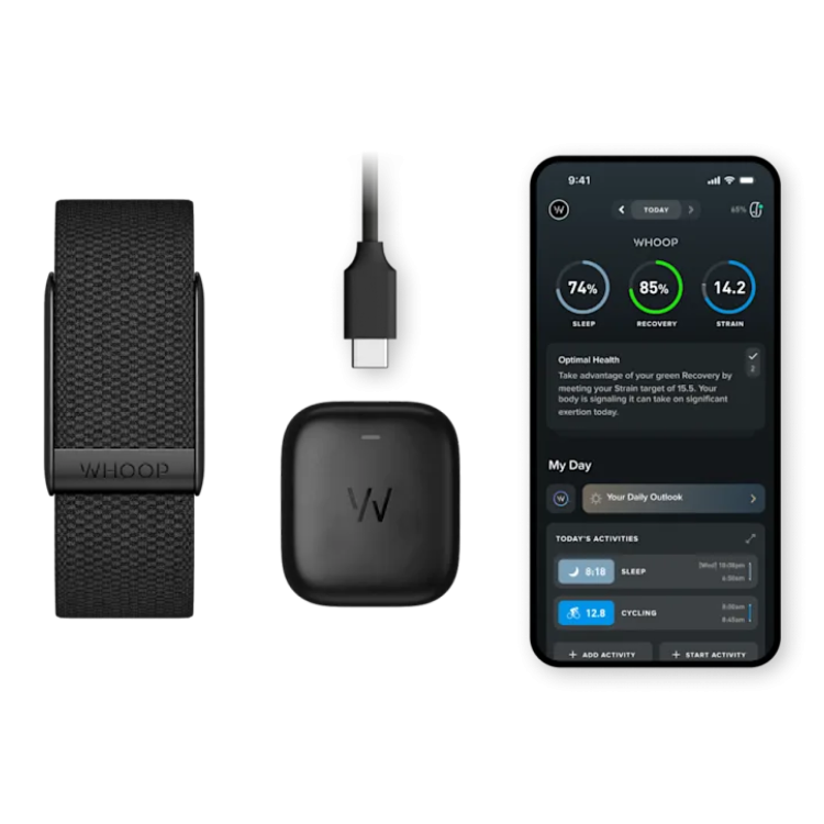 Фітнес-браслет WHOOP 4.0 One Onyx SuperKnit - 12-Month Membership (973-003-000)