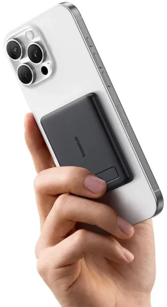 Зарядний пристрій Power Bank Baseus PicoGo AM31 Qi2 5000mAh 20W MagSafe (Black) (P10081907123-00)