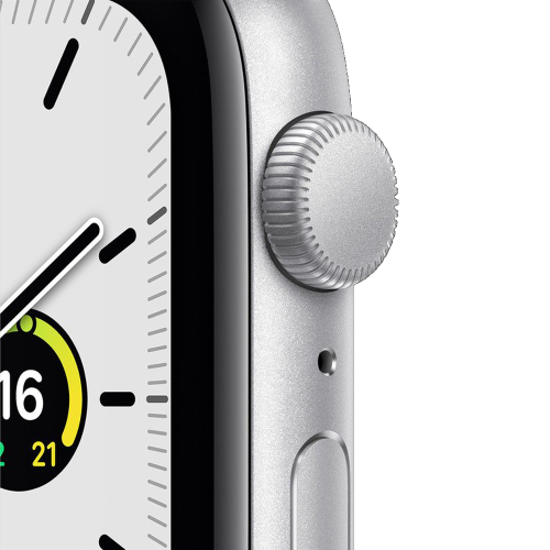 Apple Watch SE GPS 44mm Silver Aluminium Case with Abyss Blue Sport Band (MKQ43) бу
