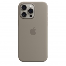Чохол Apple Silicone Case для iPhone 15 Pro Max with MagSafe (Clay)