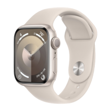 Apple Watch Series 9 41mm GPS Starlight Aluminum Case with Starlight Sport Band (S/M) MR8T3 бу