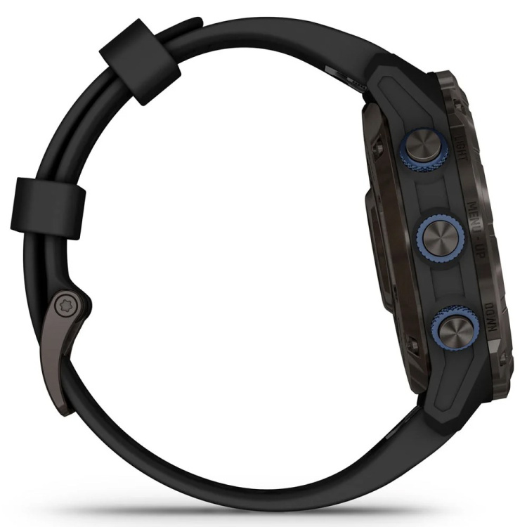 Garmin Descent Mk3i 43mm Carbon Gray DLC Titanium with Black Silicone Band (010-02753-10/11)