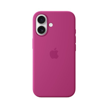 Чохол Apple Silicone Case with Magsafe для iPhone 16 Fuchsia (MYY53)