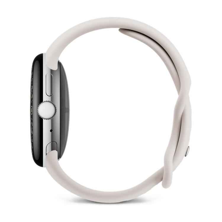 Смарт-часы Google Pixel Watch 4 41mm LTE Polished Silver Aluminum Case / Porcelain Active Band