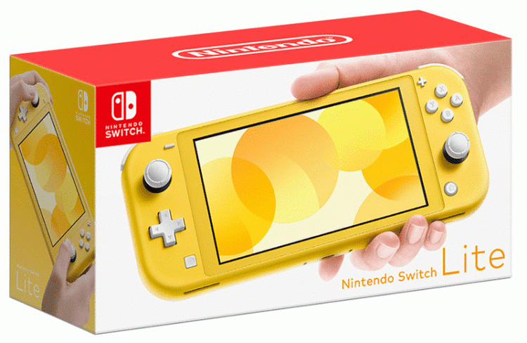 Портативная игровая приставка Nintendo Switch Lite (Yellow) (045496452681)