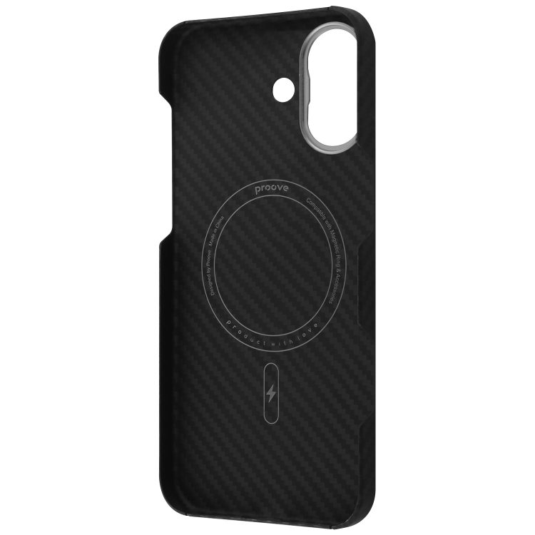 Чохол Proove Carbon Slim with Magnetic Ring iPhone 17 Black (PCCSIP170002)