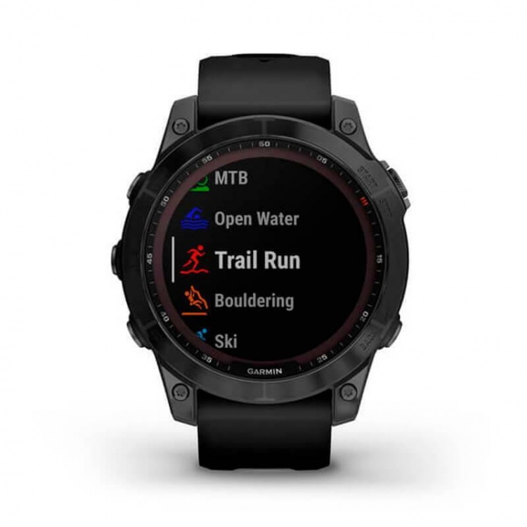 Garmin Fenix 7 Sapphire Solar Black DLC Titanium with Black Band (010-02540-34) Garmin Fenix 7 Sapphire Solar Black DLC Titanium with Black Band (010-02540-34)