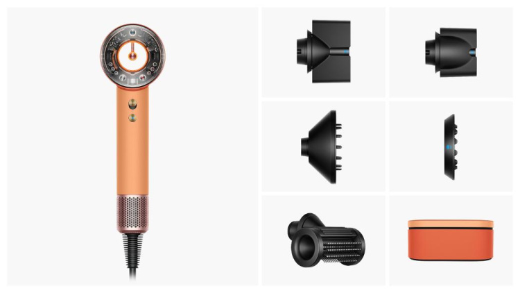 Фен для волосся Dyson Supersonic HD16 Nural (Ceramic Apricot/Topaz)