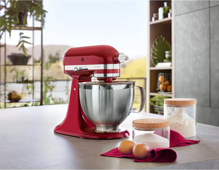 Планетарный миксер KitchenAid Artisan 4,8 л 5KSM185PSEER Red (UA)