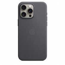 Чохол Apple FineWoven для iPhone 15 Pro Max with MagSafe (Black)