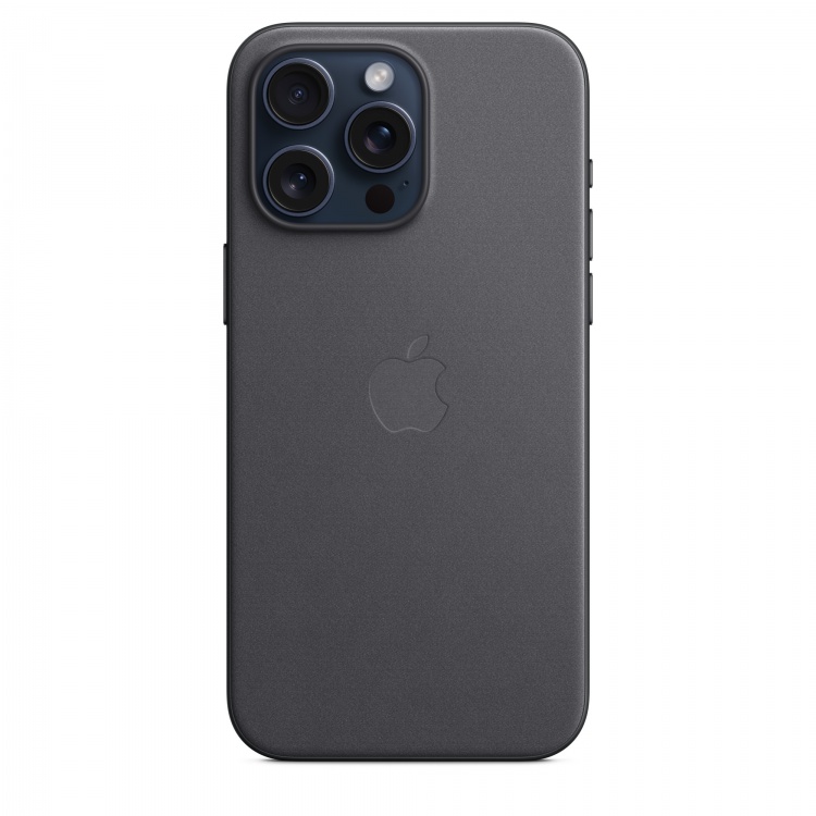 Чохол Apple FineWoven для iPhone 15 Pro Max with MagSafe (Black)