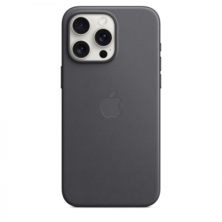 Чохол Apple FineWoven для iPhone 15 Pro Max with MagSafe (Black)