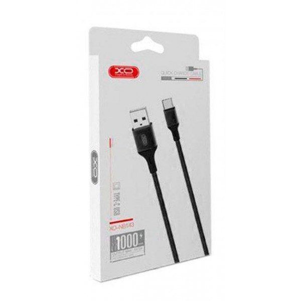 Кабель XO NB143 USB to USB-C 1m (Black)