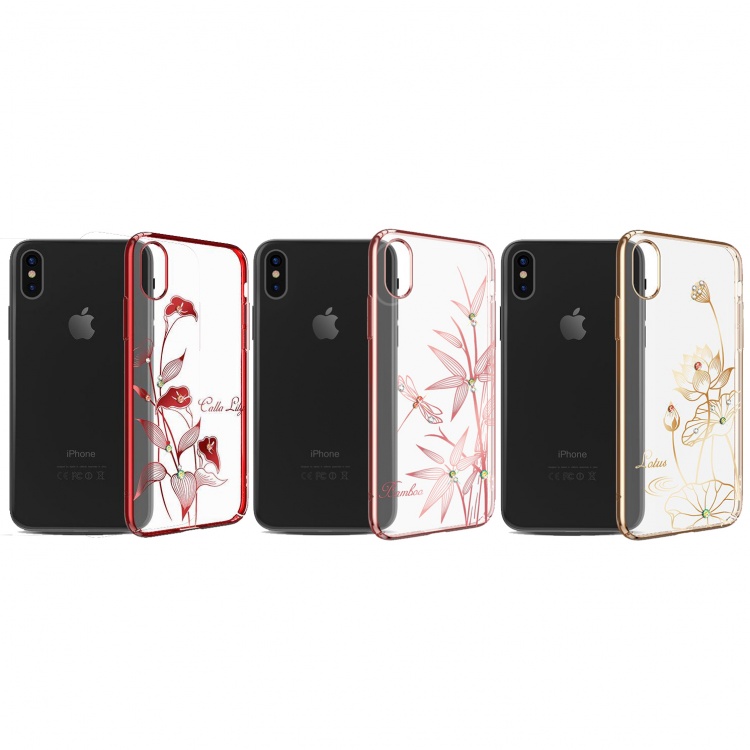 Чехол KingXBar для iPhone X/Xs Swarovski Elegant Series