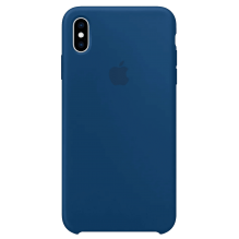 Чехол Smart Silicone Case для iPhone Xs Original (FoxConn) (Blue Horizon)