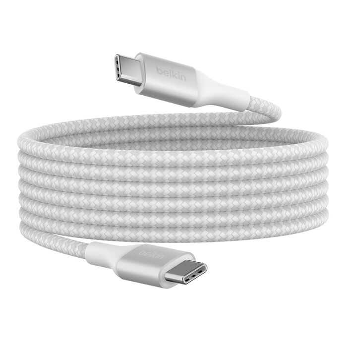 Кабель Belkin Braided USB-C 240W 2m (White)