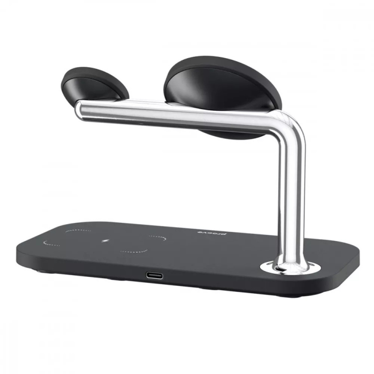 Безпровідна зарядка Proove Magnetic Field 3 in 1, Black (WSMF15010001) Безпровідна зарядка Proove Magnetic Field 3 in 1, Black (WSMF15010001)