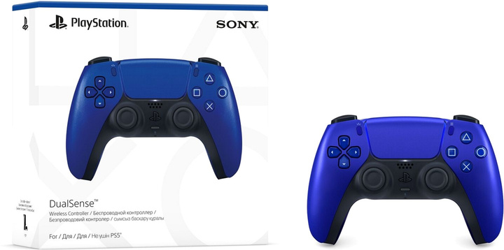 Беспроводной геймпад Sony PlayStation 5 DualSense (Cobalt Blue) (SP5DSCB) Беспроводной геймпад Sony PlayStation 5 DualSense (Cobalt Blue) (SP5DSCB)