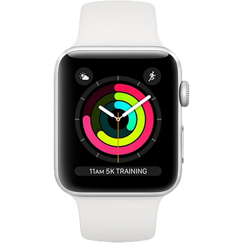 Apple Watch Series 3 42mm GPS+LTE Silver Aluminum Case with White Sport Band (MTGR2) Apple Watch Series 3 42mm GPS+LTE Silver Aluminum Case with White Sport Band (MTGR2)