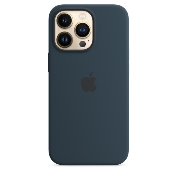 Чохол Apple Silicone Case для iPhone 13 Pro with MagSafe (Abyss Blue)