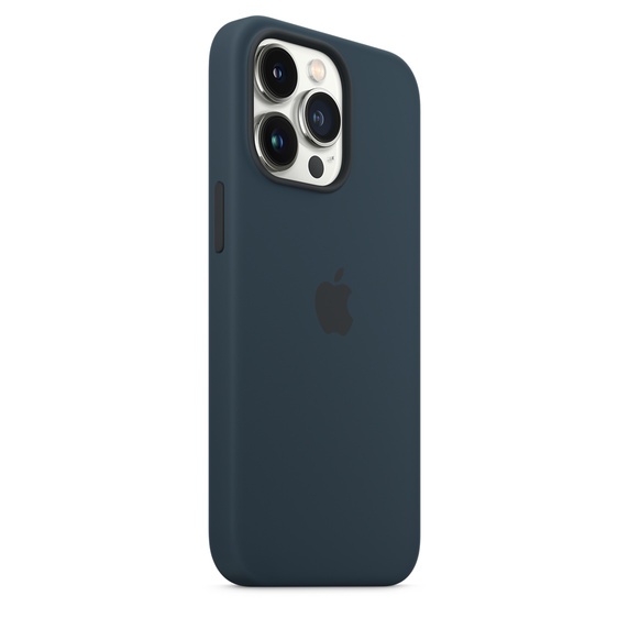 Чохол Apple Silicone Case для iPhone 13 Pro with MagSafe (Abyss Blue)
