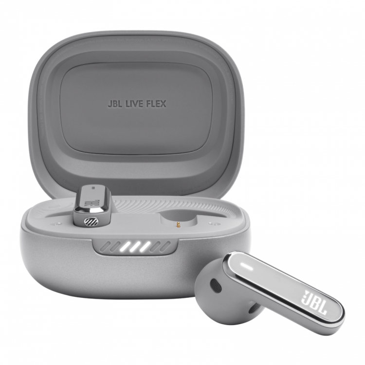 Навушники JBL Live Flex Silver (JBLLIVEFLEXSVR) Навушники JBL Live Flex Silver (JBLLIVEFLEXSVR)