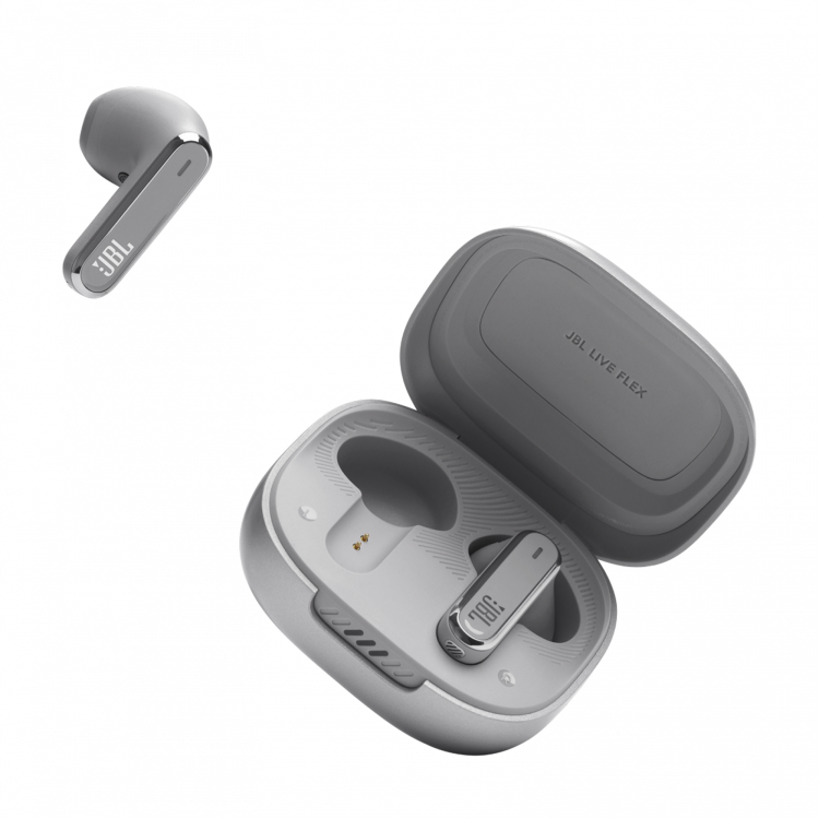 Навушники JBL Live Flex Silver (JBLLIVEFLEXSVR) 
