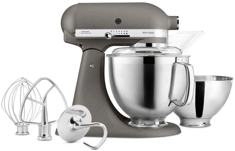 Планетарний міксер KitchenAid Artisan 4,8 л 5KSM185PSEGR Grey (UA)
