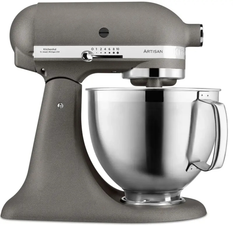 Планетарный миксер KitchenAid Artisan 4,8 л 5KSM185PSEGR Grey (UA)