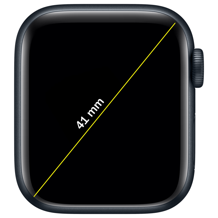 Apple Watch Series 8 41mm Midnight Aluminum Case with Midnight Sport Band (MNP53) бу
