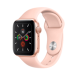 Apple Watch Series 5 GPS, 44mm Gold Aluminum Case with Pink Sand Sport Band (MWVE2) Apple Watch Series 5 GPS, 44mm Gold Aluminum Case with Pink Sand Sport Band (MWVE2)