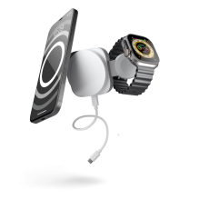 Безпровідна зарядка Zens 2-in-1 MagSafe + Watch Travel Charger (ZEDC24W/00)