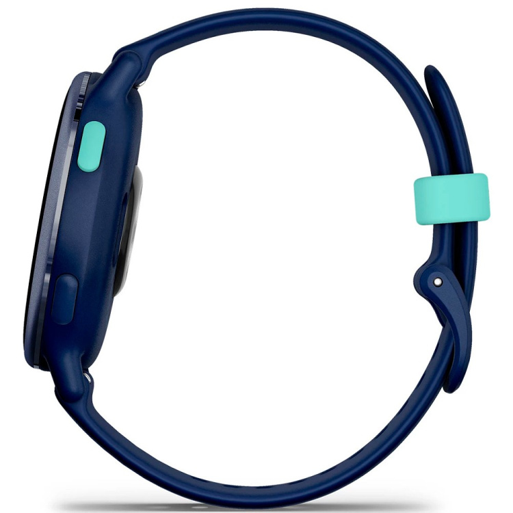 Garmin Vivoactive 5 Metallic Navy Aluminum Bezel with Navy Case and Silicone Band (010-02862-12)