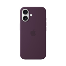 Чохол Apple Silicone Case with Magsafe для iPhone 16 Plum (MYY43)