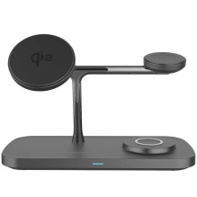 Безпровідна зарядка Proove Magnetic Field Pro 3 in 1 Qi2, Black (WSMP15002001)