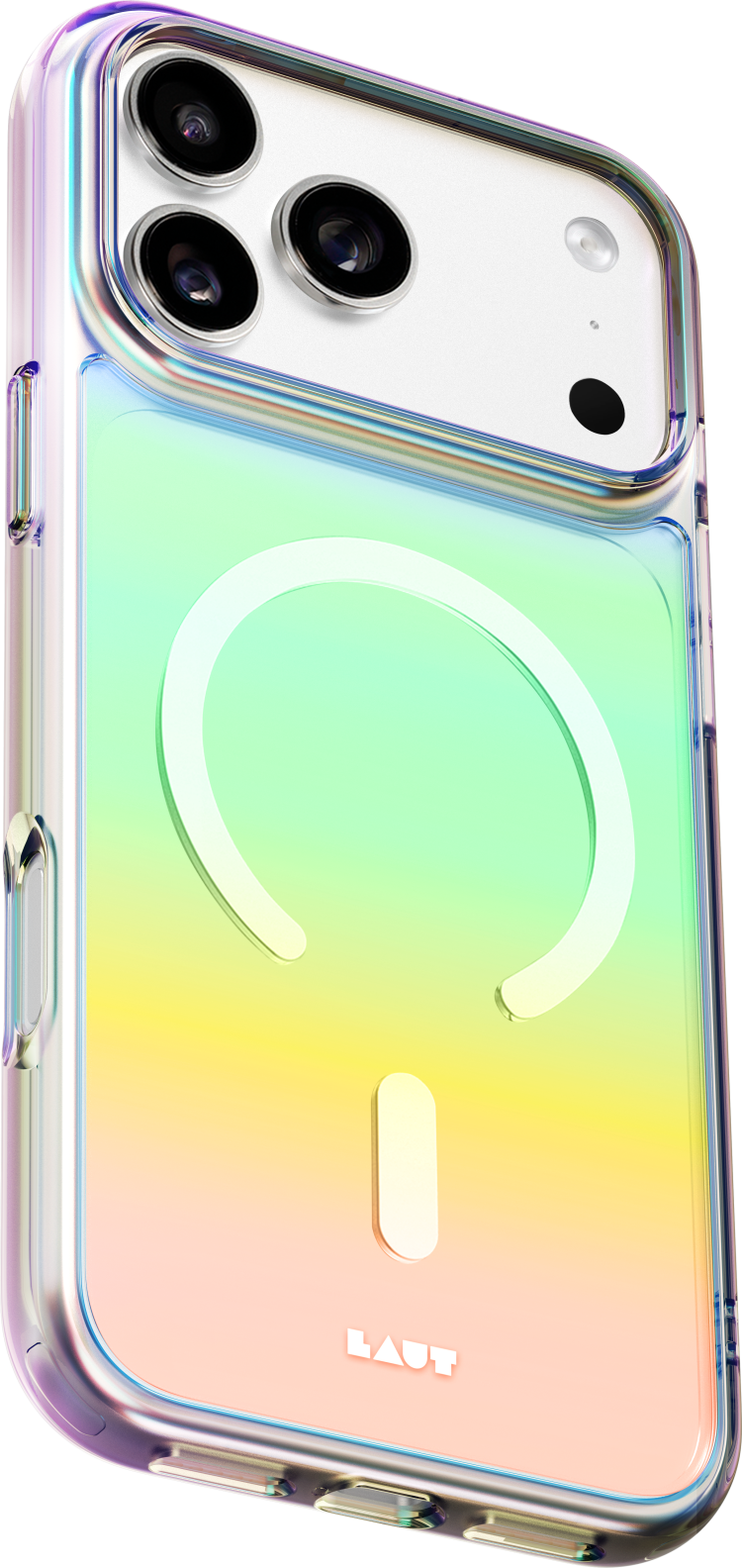Чехол LAUT HOLO MagSafe для iPhone 18 Pro (Holo Pearl) (L_IP26B_HO_W)