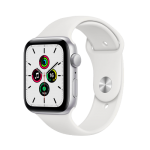 Apple Watch SE GPS + Cellular 44mm Silver Aluminum Case with White Sport Band (MYEM2) Apple Watch SE GPS + Cellular 44mm Silver Aluminum Case with White Sport Band (MYEM2)