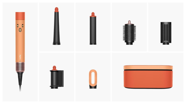 Стайлер Dyson Airwrap i.d. для прямого та хвилястого волосся (Ceramic Apricot/Topaz)