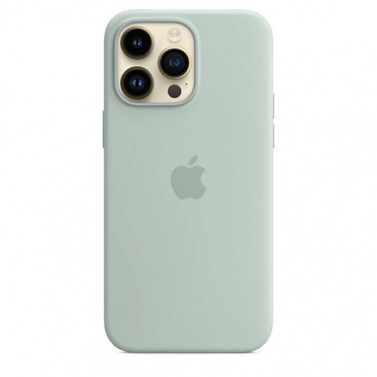 Чохол Apple Silicone Case для iPhone 14 Pro Max with MagSafe (Succulent)