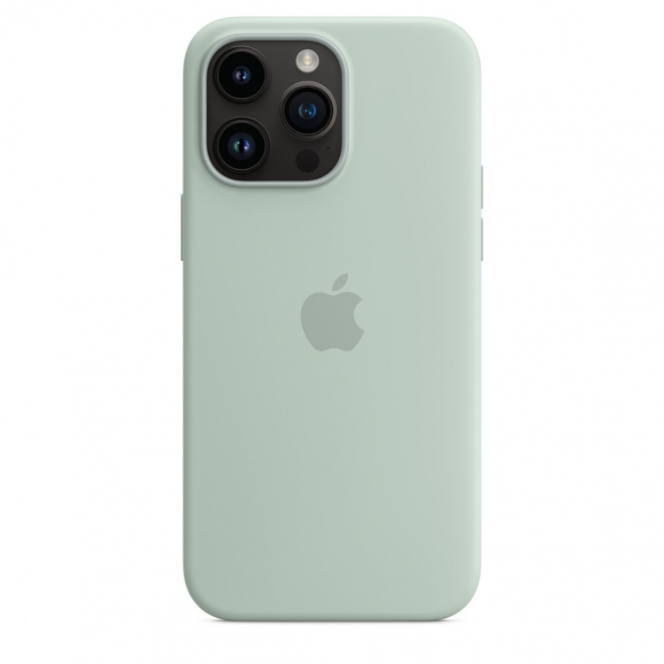 Чохол Apple Silicone Case для iPhone 14 Pro Max with MagSafe (Succulent)